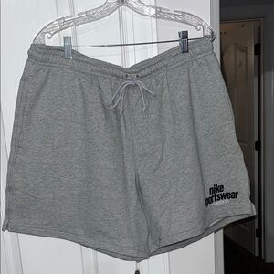 Nike gray French terry athletic shorts Size XL
